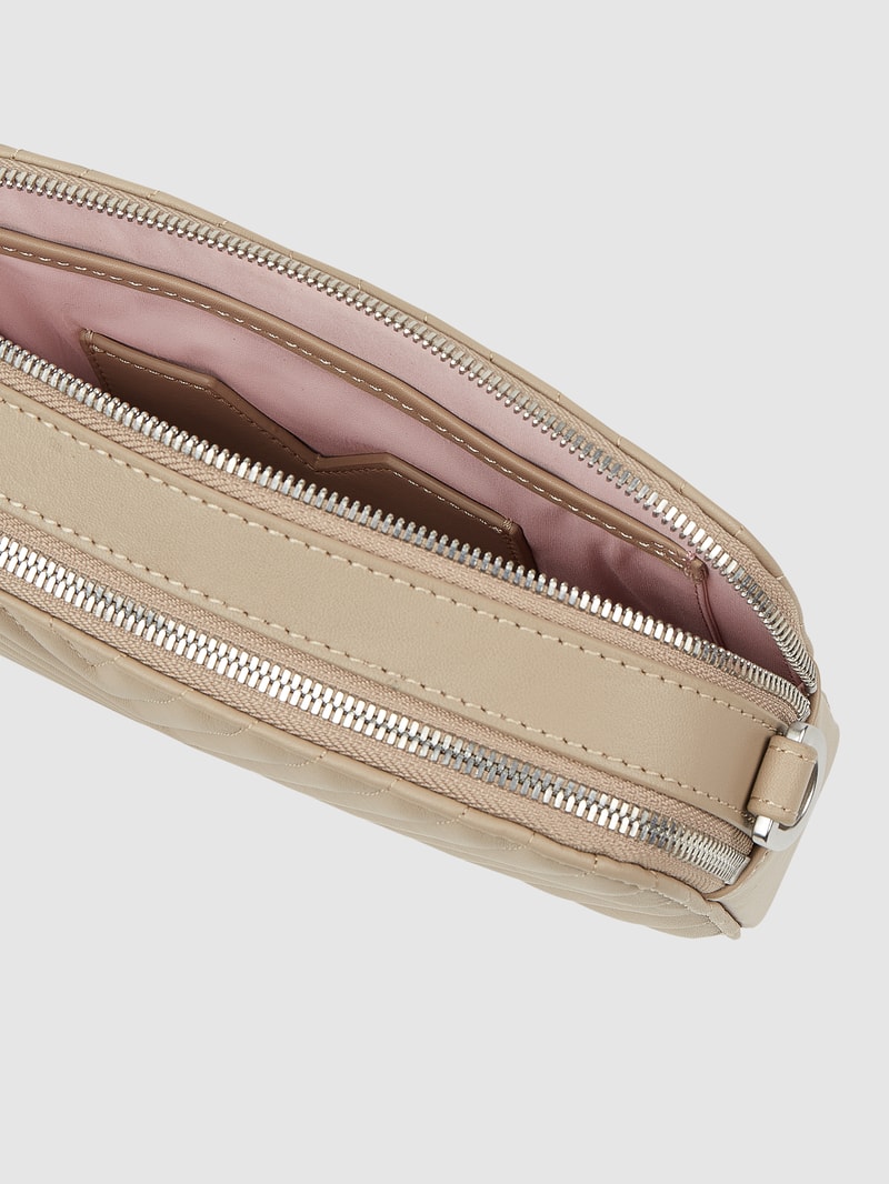 Crossbody Bag aus Leder Modell 'Lola' in stein