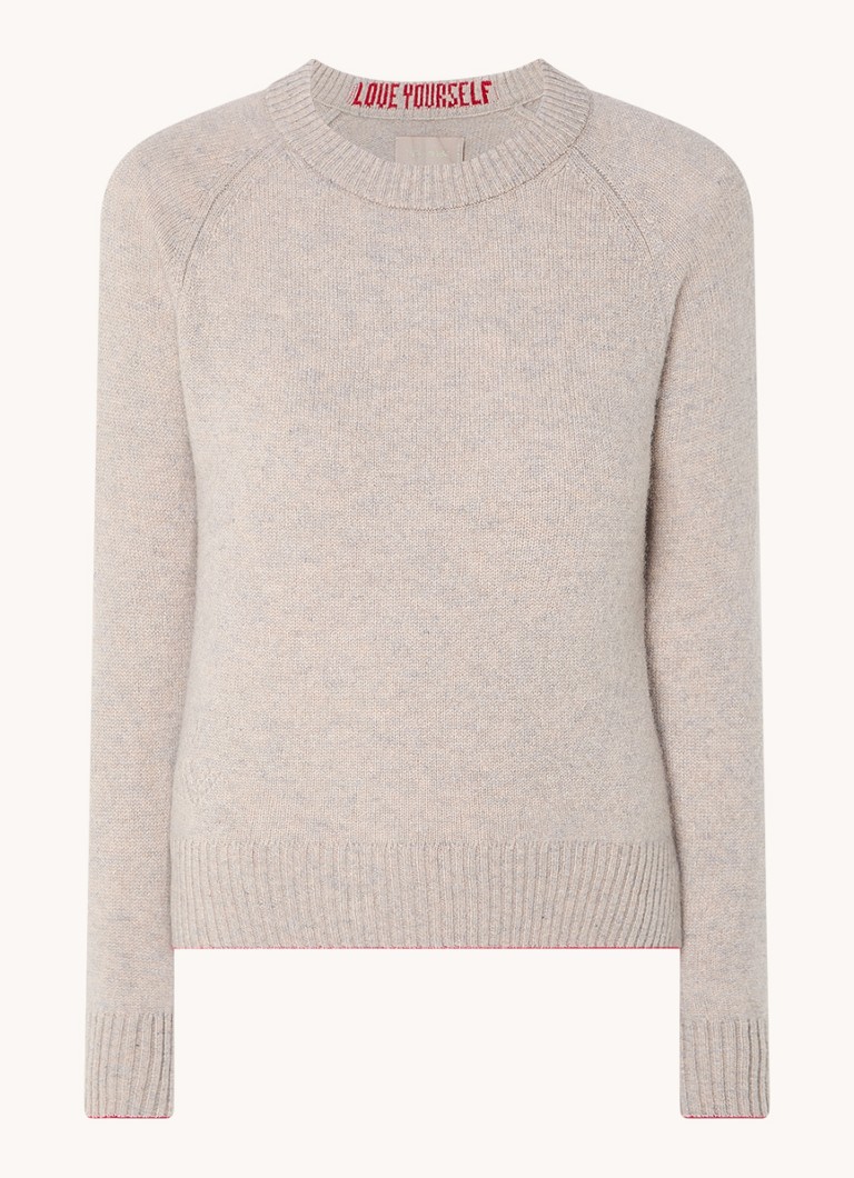 Zadig&Voltaire Sourcy finom kötésű kasmír pulóver