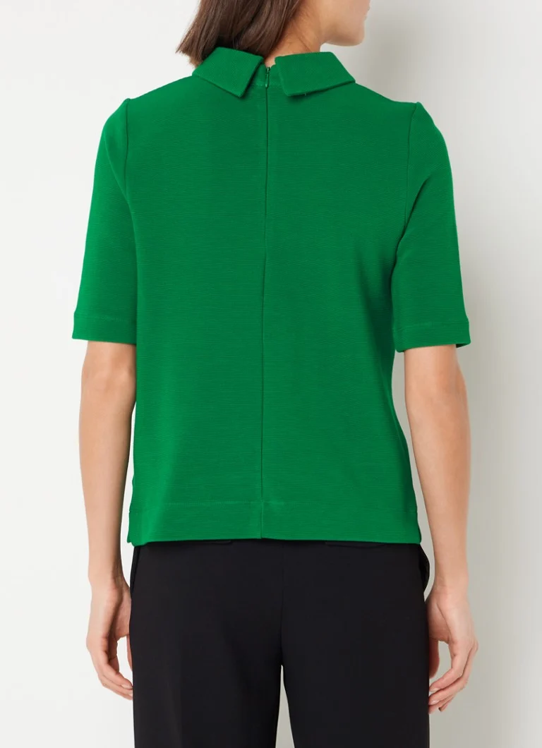 Hobbs Tali Fine Knit Κολάρο Μπλούζα