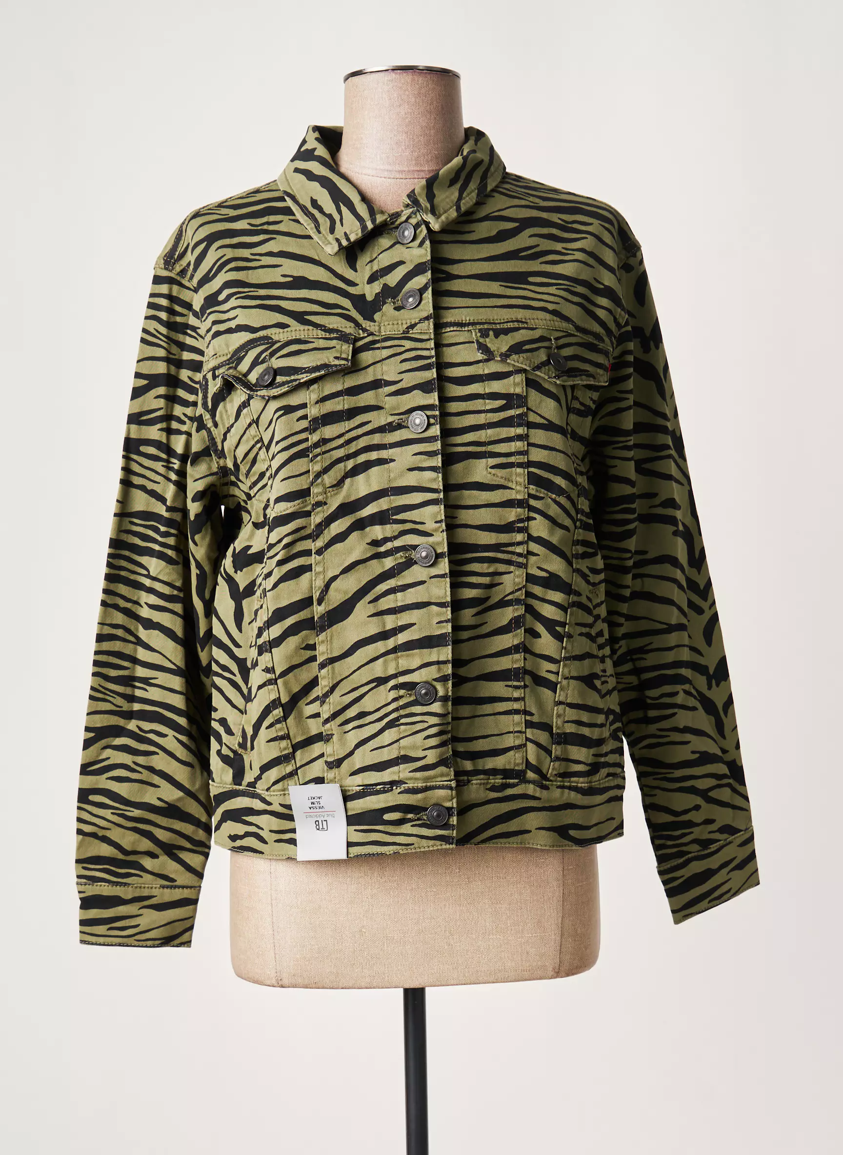 Ltb Vestecasual Femme couleur vert