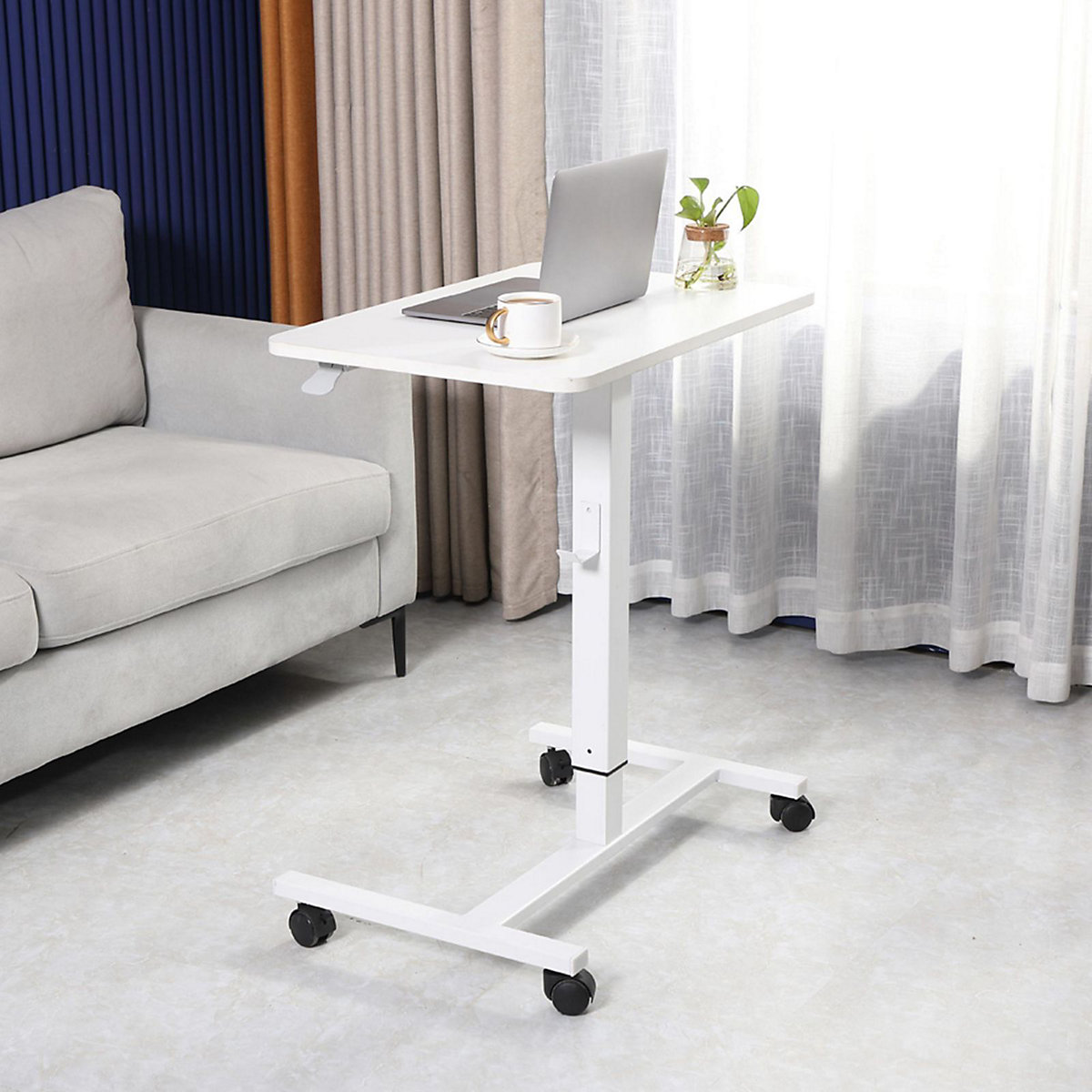 Stehpult / Laptoptisch höhenverstellbar mit Rollen