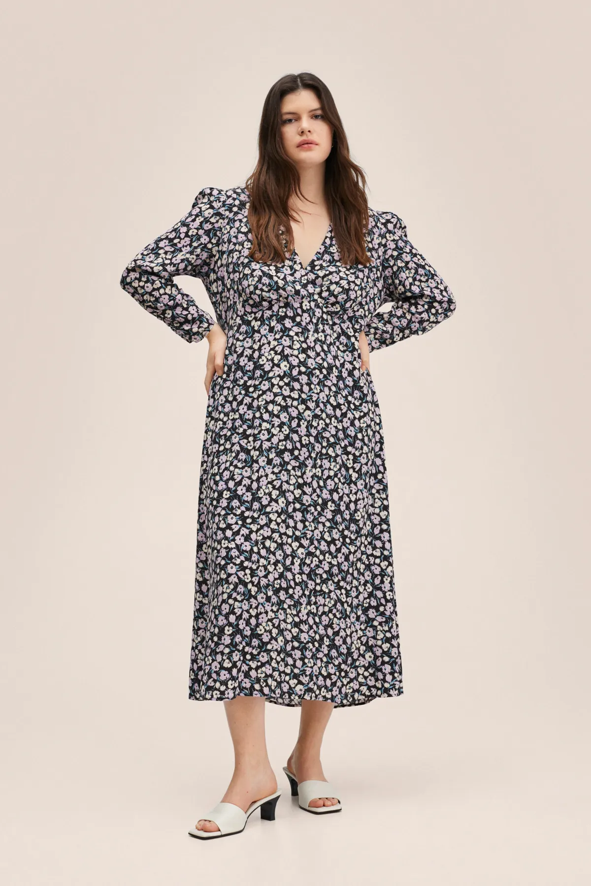 MANGO  27004016 Kleider und Overalls Hell/Pastelllila