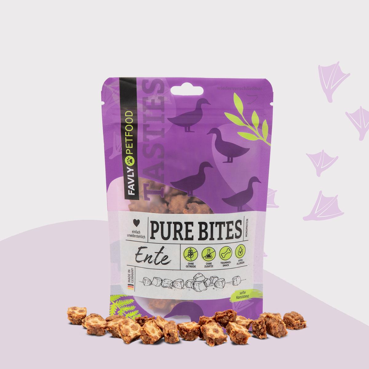 FAVLY Petfood Snacks FAVLY Petfood PURE Bites Ente 720 g