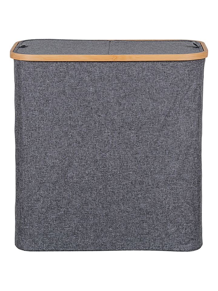 House Nordic Wäschekorb in Anthrazit - (B)33 x (H)54 x (T)54 cm günstig kaufen onesize