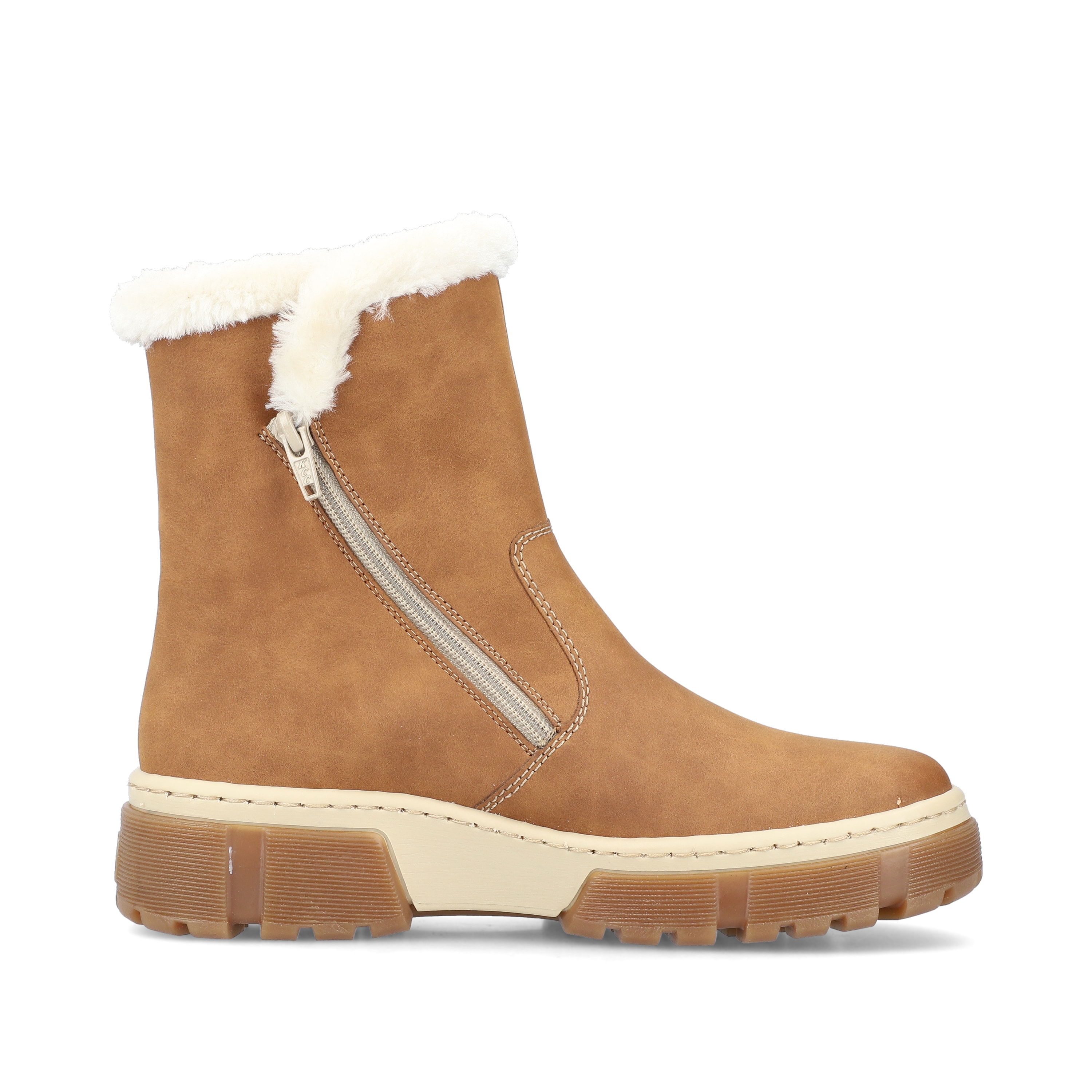 Rieker Damen Kurzstiefel nougatbraun