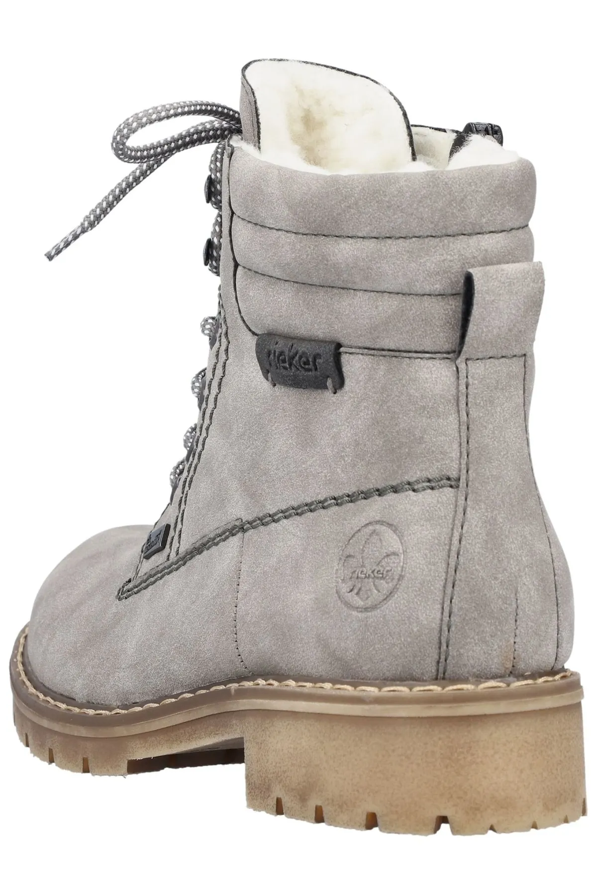 Rieker  Stiefelette - Grau - Blockabsatz