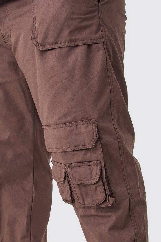 Plus Slim-Fit Cargo-Hose mit Taschen