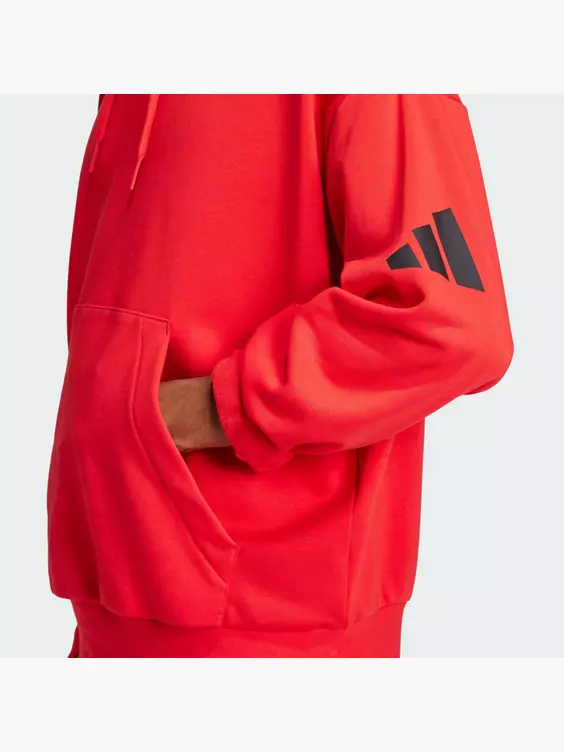 adidas Essentials Loose-Fit 3-Streifen Logo French Terry Hoodie