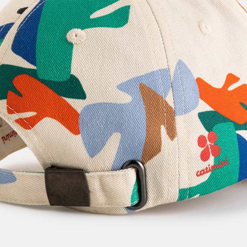 Casquette garçon beige à motifs feuilles géométriques Catimini