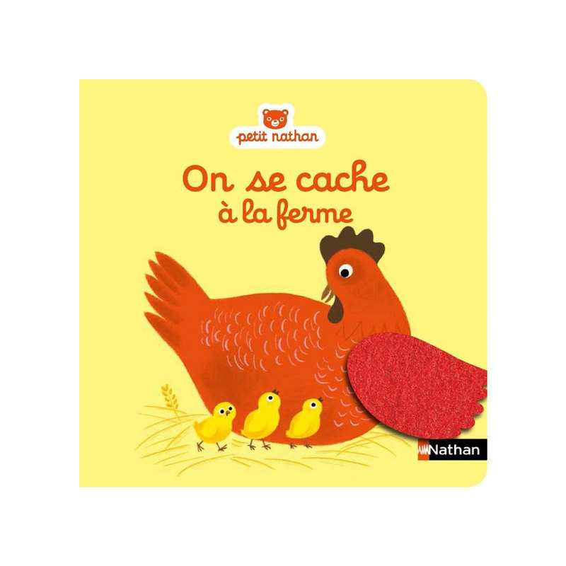 Livre On se cache à la ferme - Nathan Jeunesse