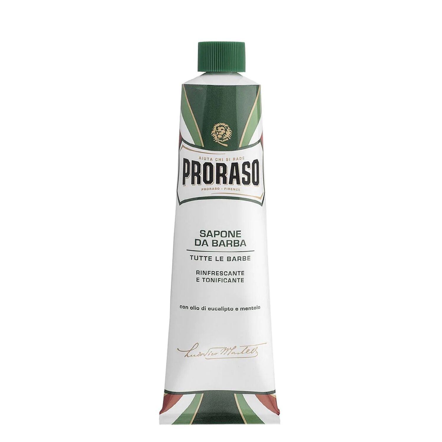 Proraso Crème à Raser Verte Tonifiante & Rafraîchissante Tube 150 ml