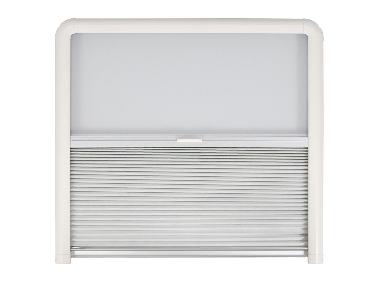Zweite Chance Remis Remiflair IV Plissee Kombi-Rollo 864 x 650 Grau