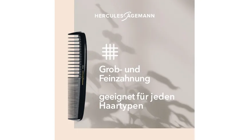 HERCULES Sägemann Ondulierkamm Naturkautschuk