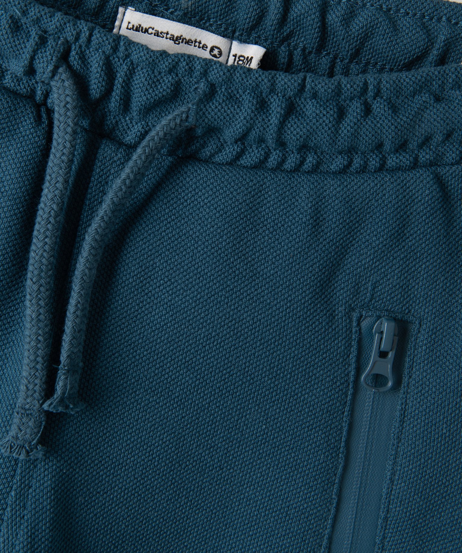 Short bébé Garçon en maille piquée à taille élastiqué... bleu | GEMO