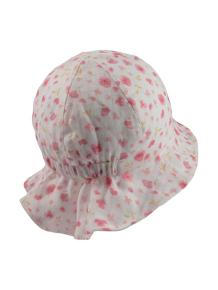 Sterntaler Sonnenhut in Weiß/ Pink günstig kaufen