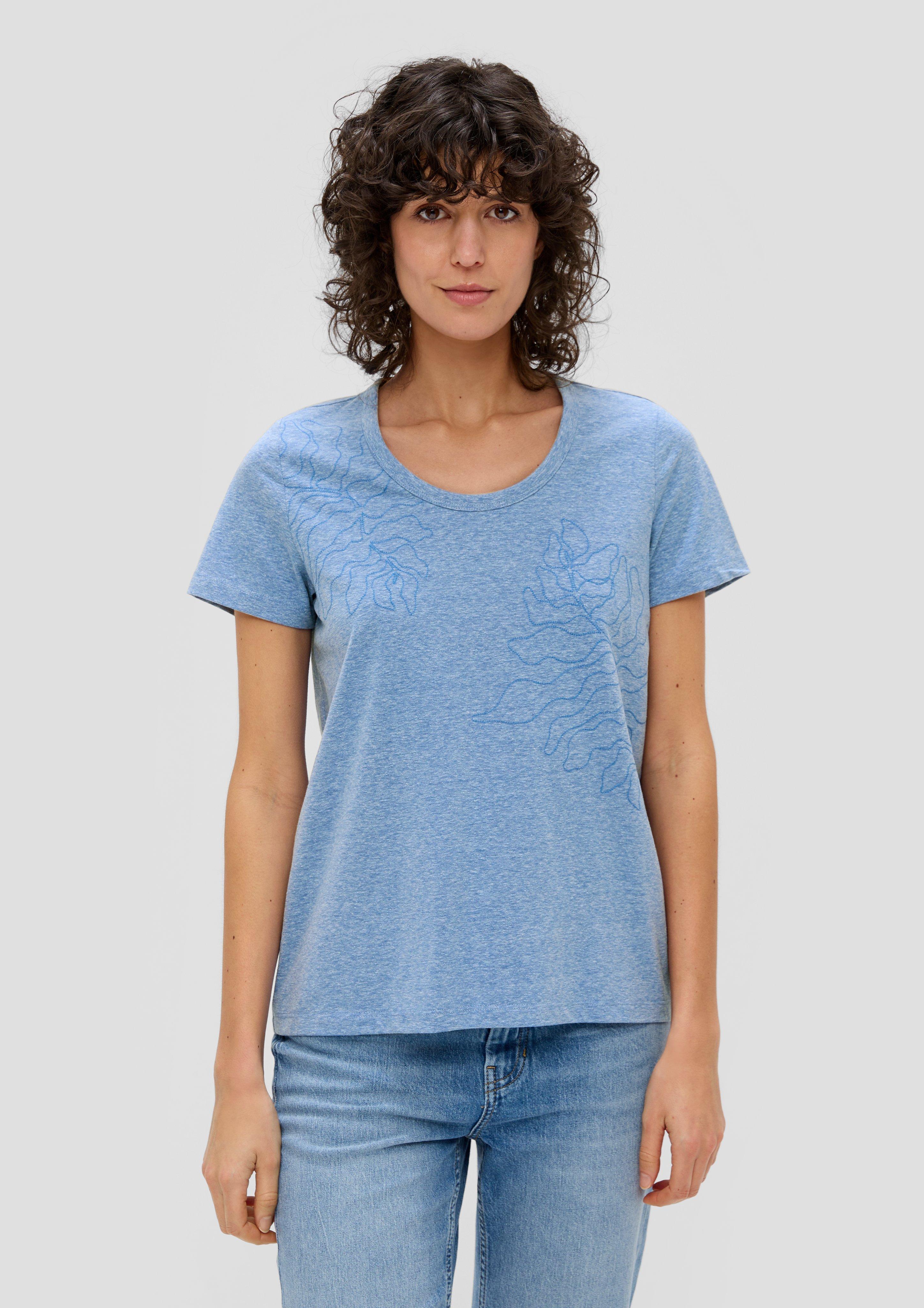 T-Shirt mit Stickerei  2144446-55D1