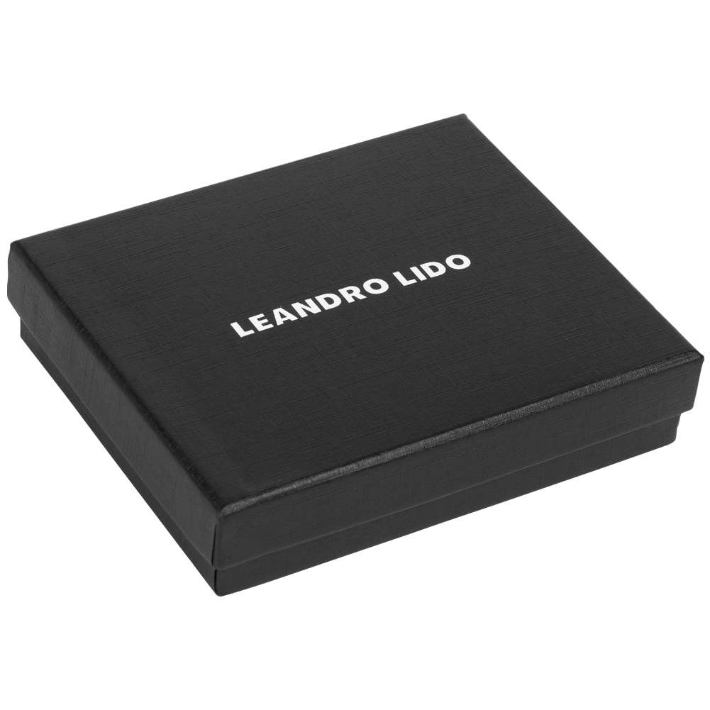 LEANDRO LIDO Classic Brieftasche grau
