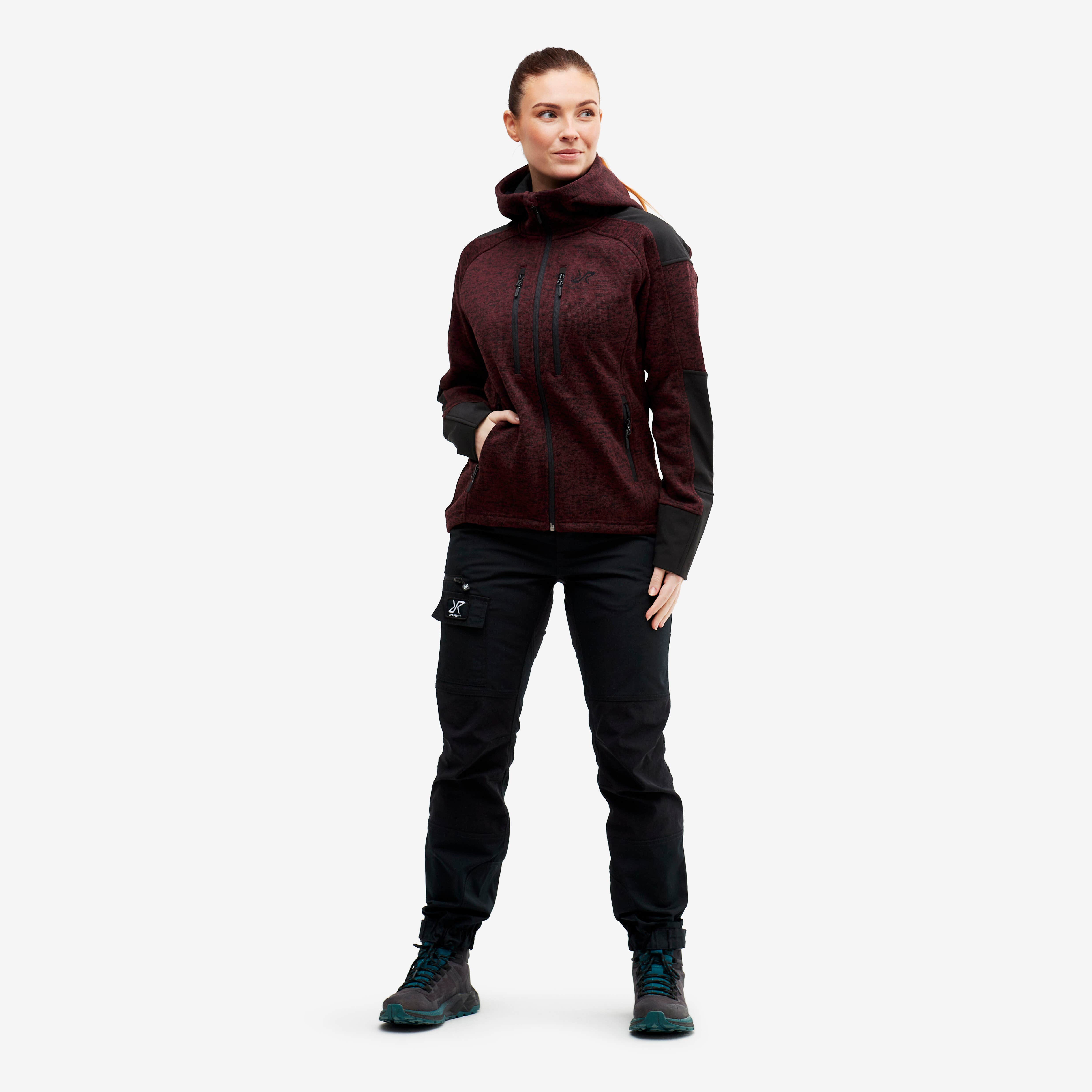 Tornado Hoodie Femme Burgundy