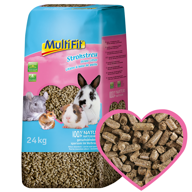 MultiFit Streu & Stroh MultiFit Natur-Strohstreu Unterstreu 24 kg
