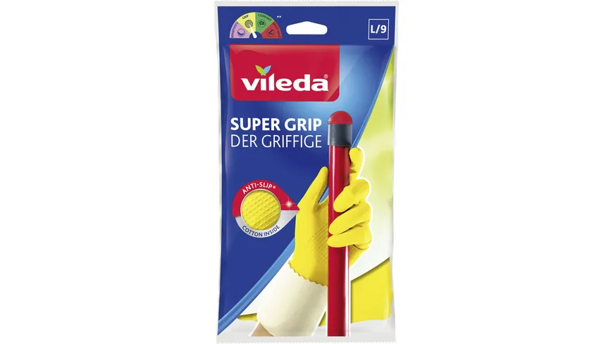 Vileda Handschuh Super Grip Der Griffige L