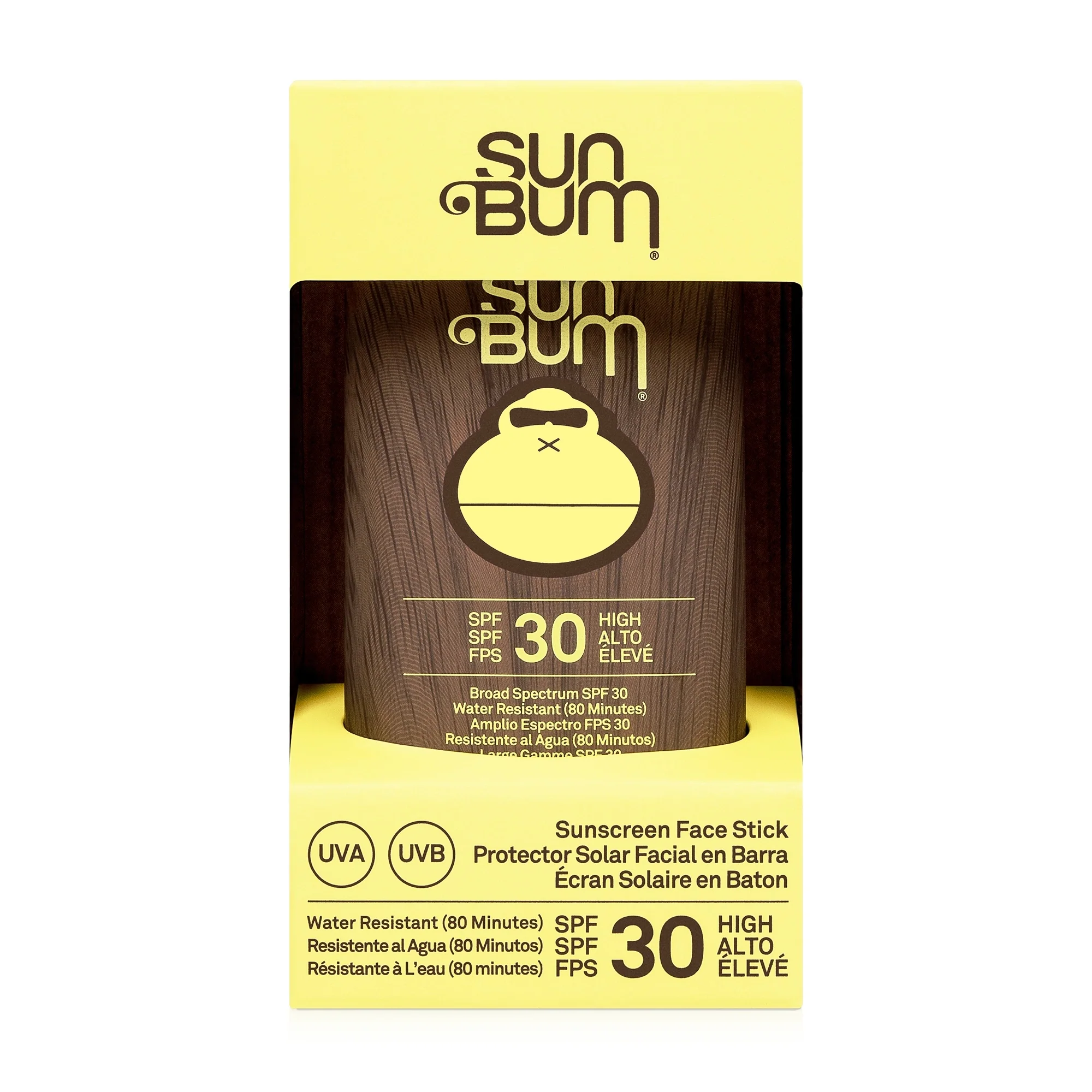 Sun Care SPF30 aurinkovoidepuikko kasvoille - Korkeasuojainen aurinkovoide kasvoille, Korkeasuojainen aurinkovoidepuikko.