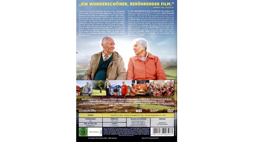 Die unwahrscheinliche Pilgerreise des Harold Fry