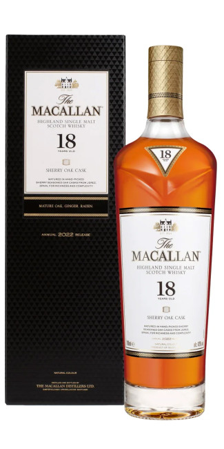 Macallan 18 years Sherry Oak 2022 release