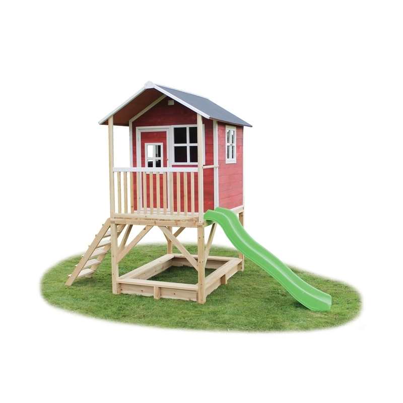 Cabane en bois Loft 500 Rouge