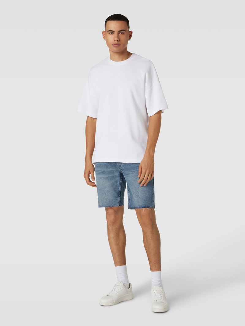 Jeansshorts mit Label-Patch Modell 'Osaka' in jeans