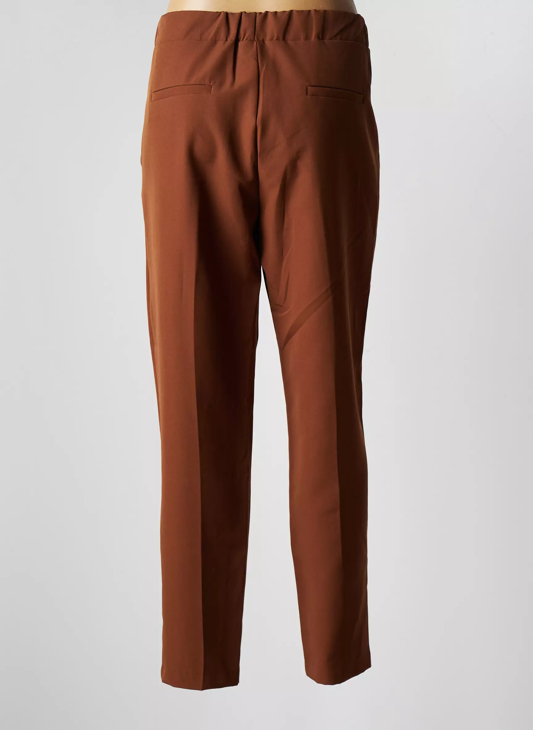 Rinascimento Pantalons Droits Femme couleur marron