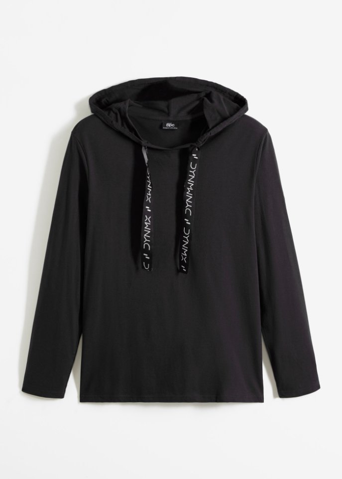 Langarmshirt mit Kapuze aus nachhaltiger Baumwolle