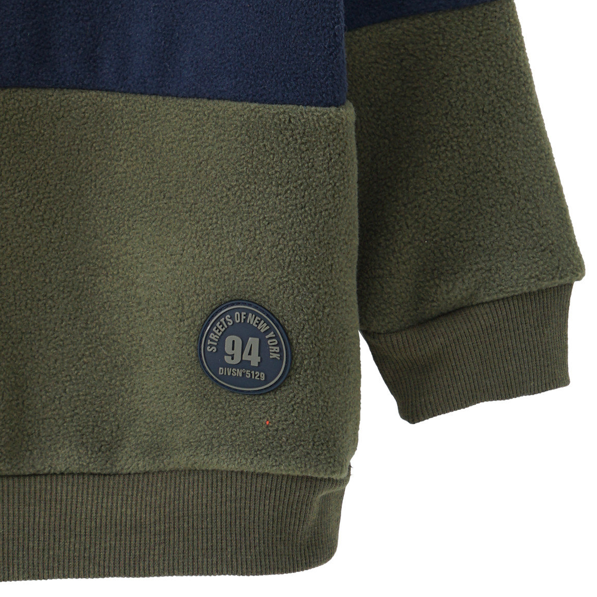 Jungen Fleeceshirt mit Kapuze