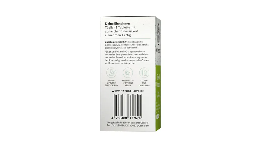 NATURE LOVE Eisen & Vitamin C 45 g