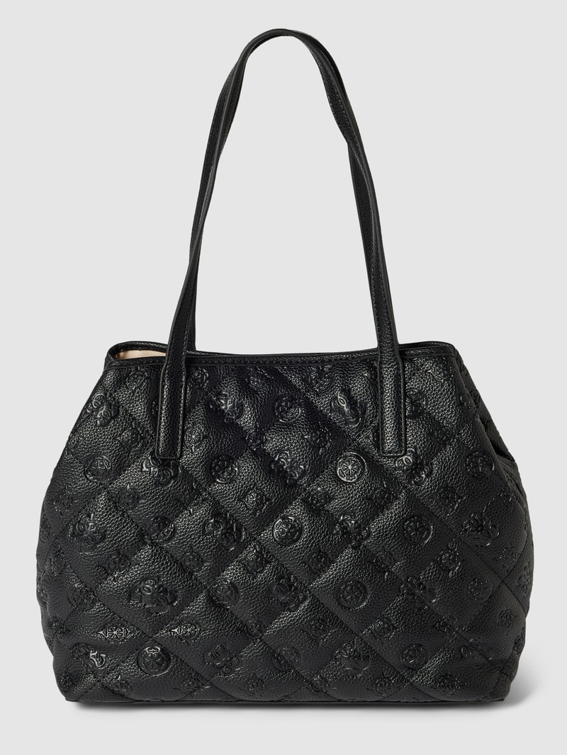 Shopper mit Strukturmuster Modell 'VIKKY' in schwarz