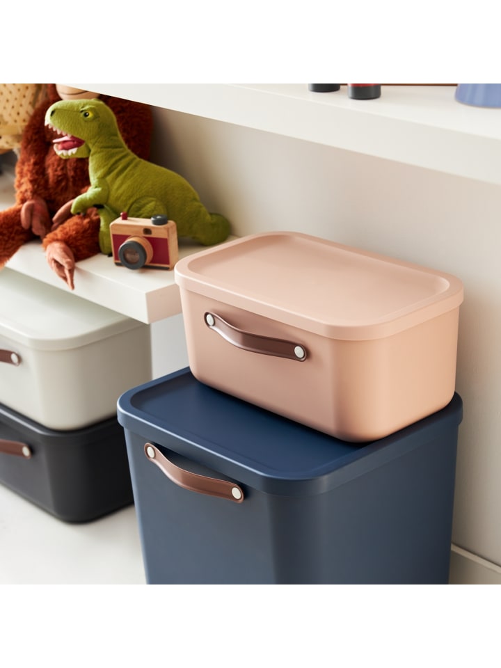 Rotho Aufbewahrungsbox mit Deckel 40 l MALOJA in Midnight blau günstig kaufen onesize