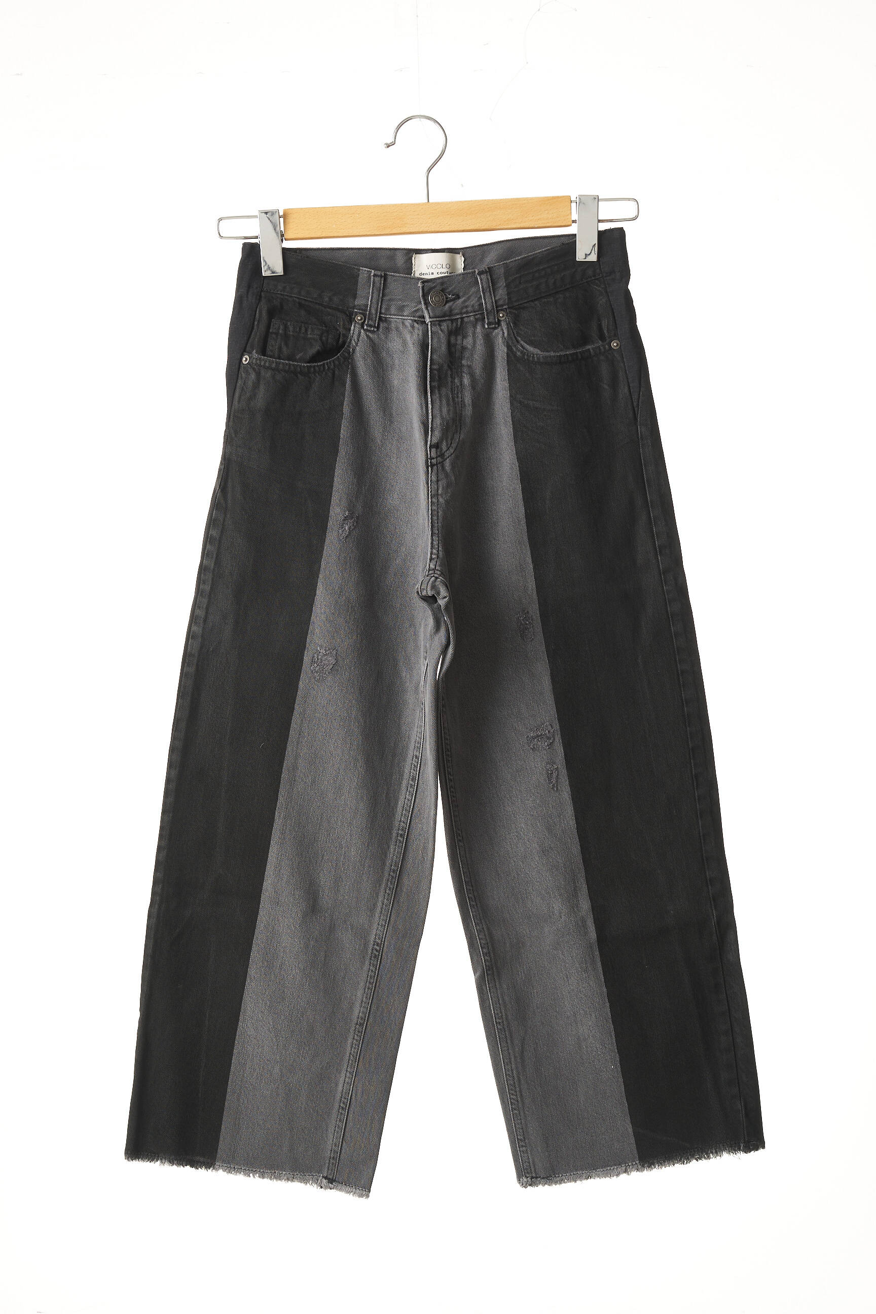 Viccio Barcelona Jeans Coupe Large Femme couleur noir