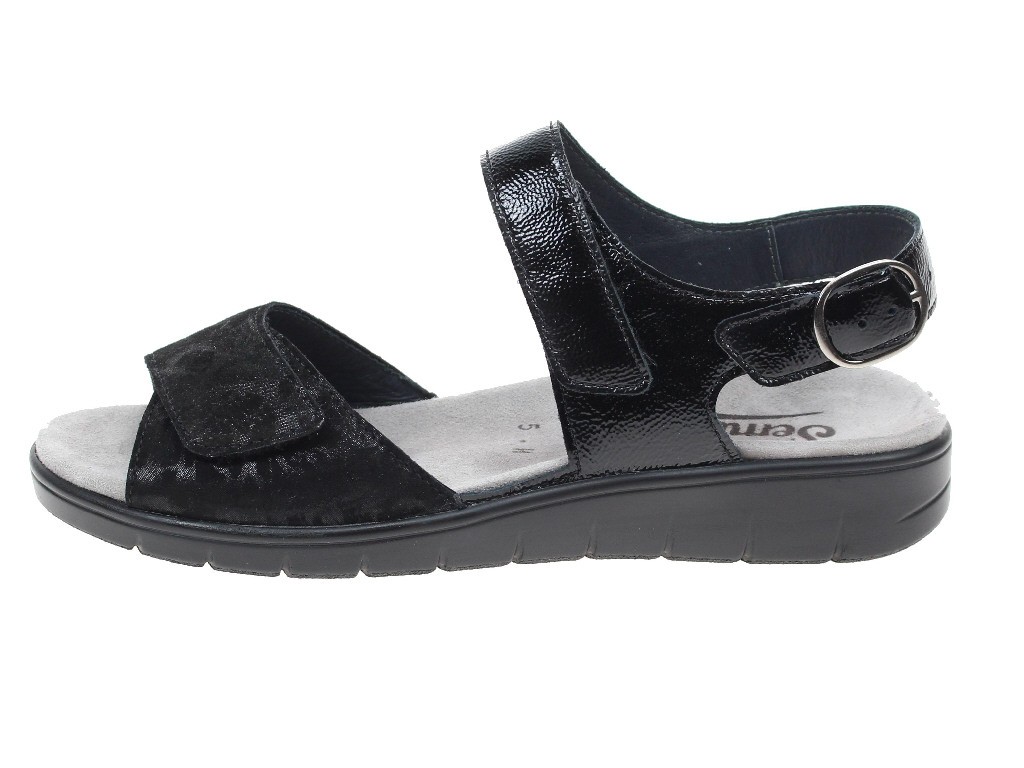 SEMLER Komfort Sandalen schwarz