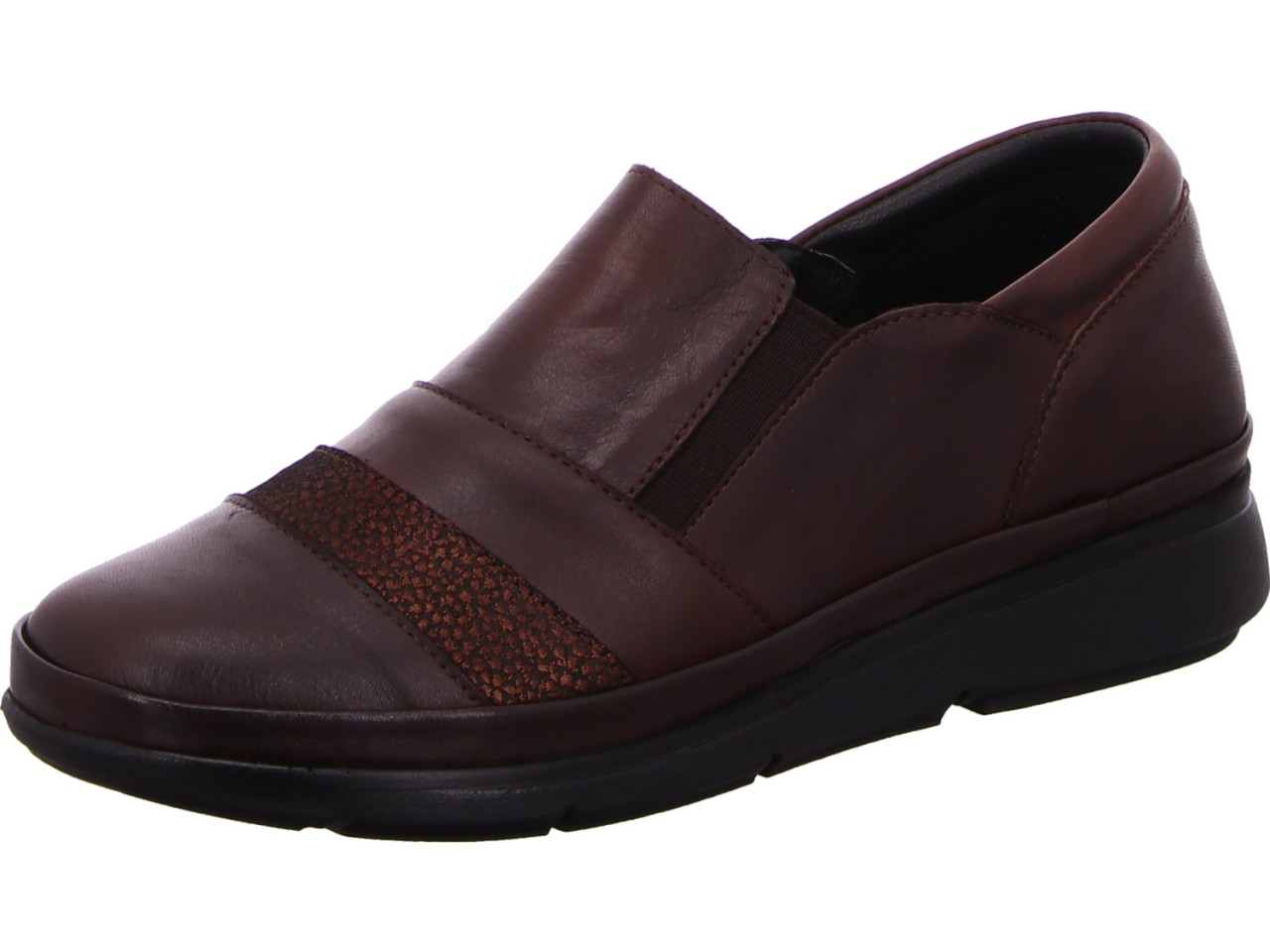 DIVERSE Sportliche Slipper braun