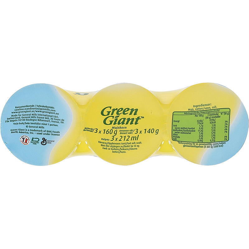 Green Giant Mais 3-pk 594 g Green Giant
