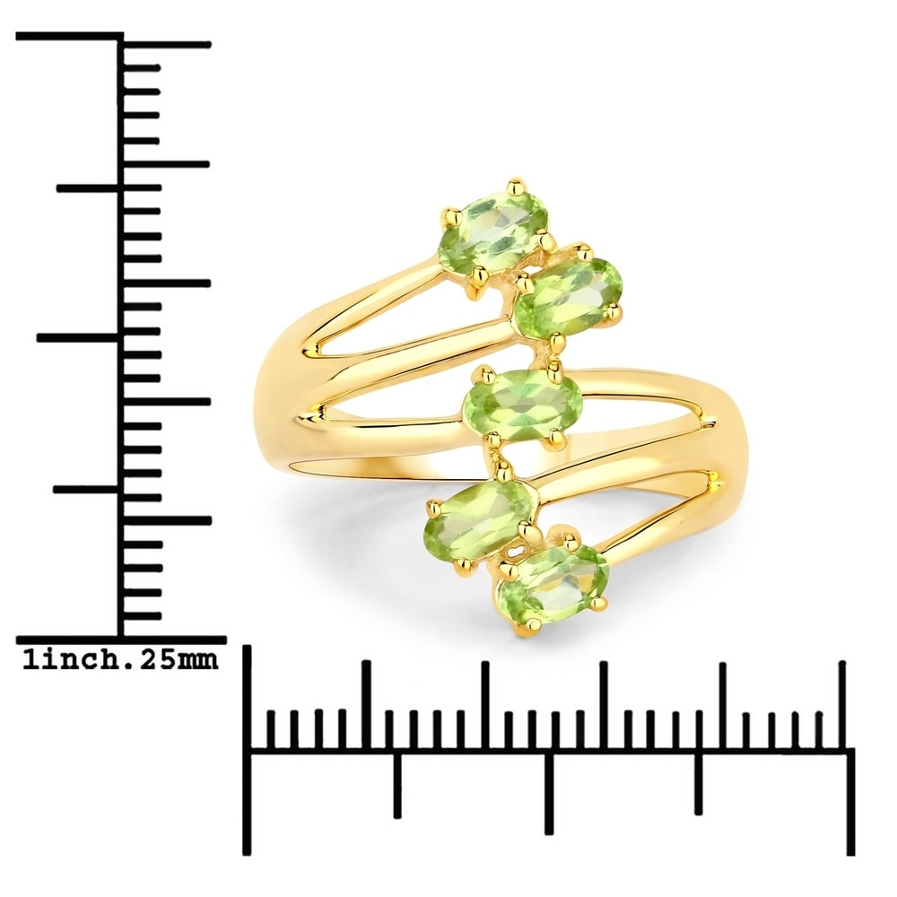 Rafaela Donata Bague Argent sterling Vert en Or jaune Bague