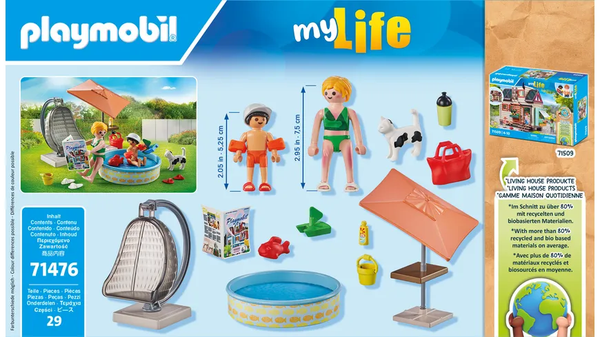 PLAYMOBIL 71476 - my Life - Planschspaß zu Hause
