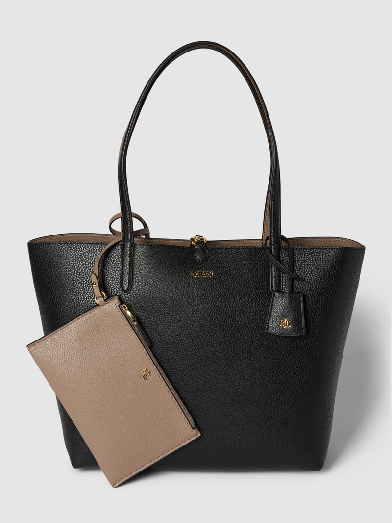 Shopper mit Wendefunktion in schwarz