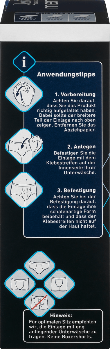 Einlagen Inkontinenz Men Level 1 Leicht, 10 St