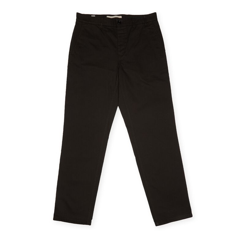 Norse Projects Aros Regular Organic Broken Twill Chino Black