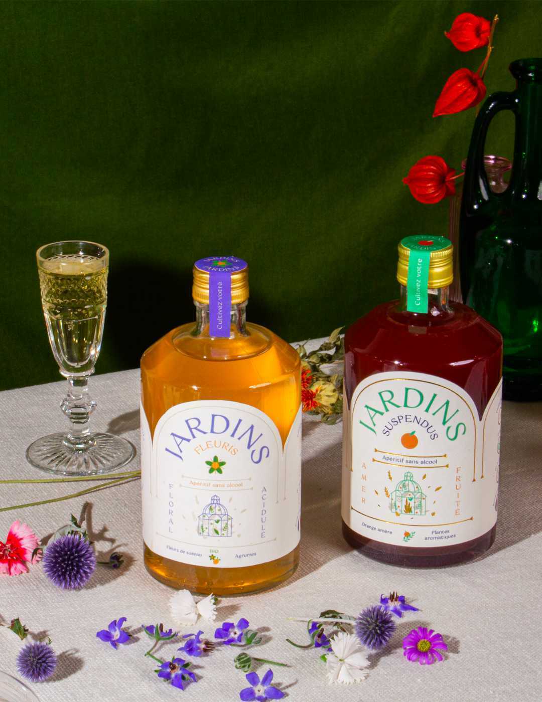 Jardins : Fleurs de sureau & Bergamote - Gueule de joie 0° |  70 cl