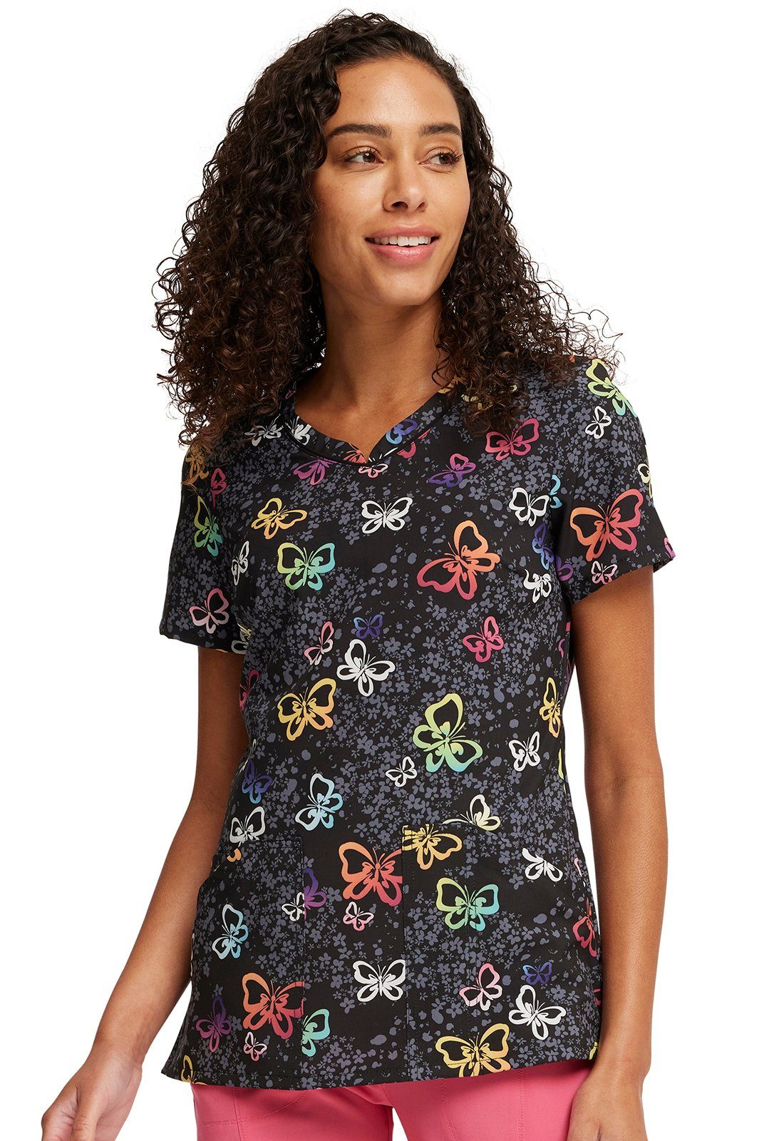 Cherokee Funktionsbluse Bunt bedruckter Damen Kasack 