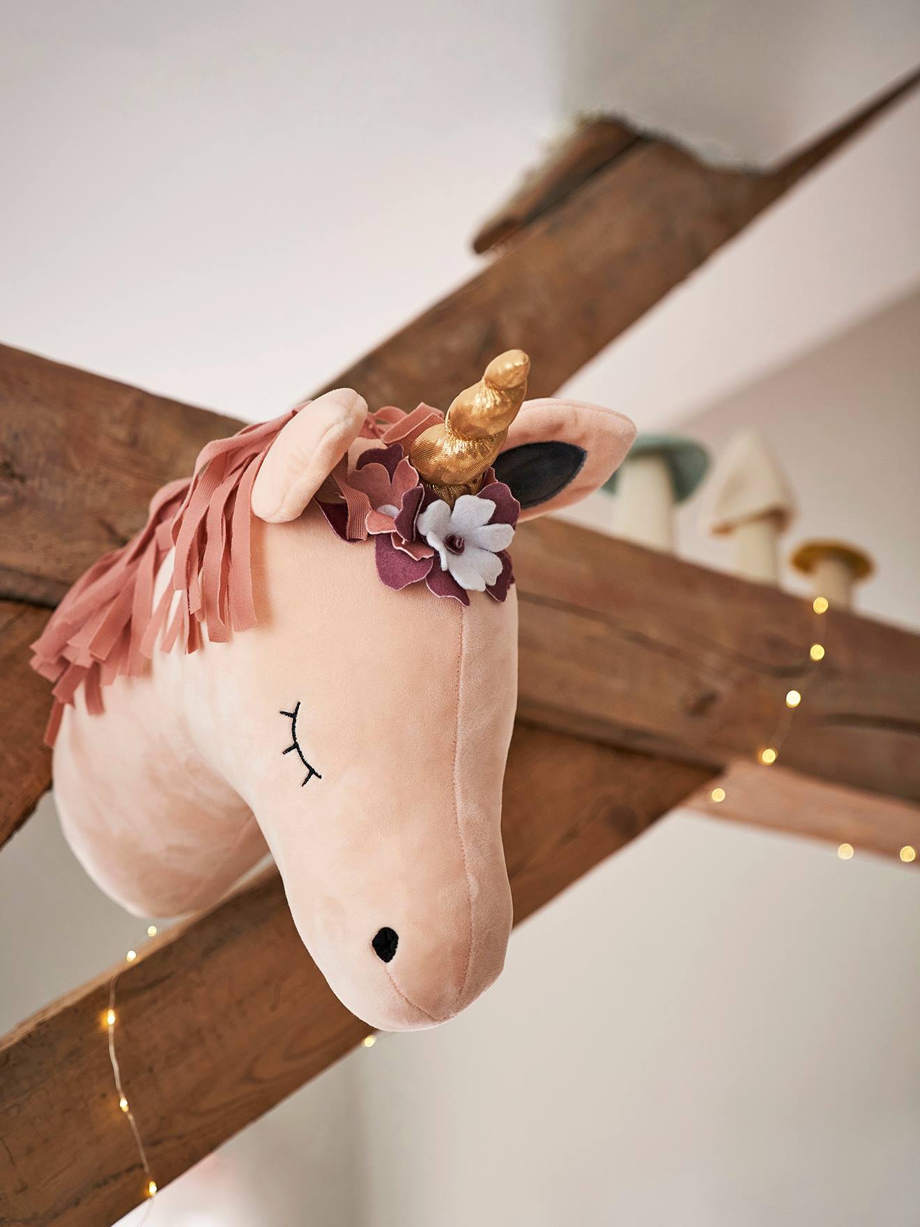 Vertbaudet Kinderzimmer Wanddeko, Einhorn - rosa