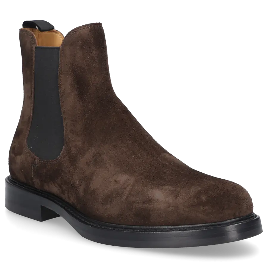 Henderson - Chelsea Boots BECKY Veloursleder - braun