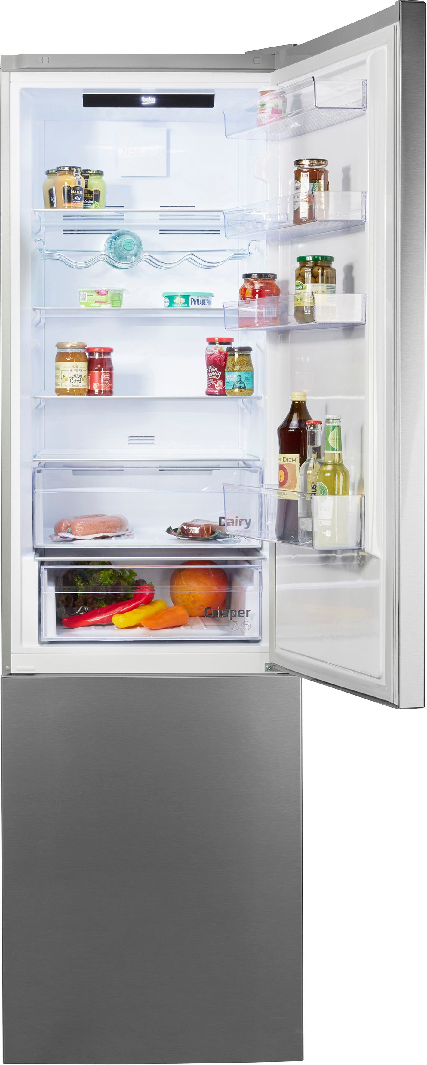 BEKO Kühl-/Gefrierkombination RCNA406EO6XBN, 202,5 cm hoch, 59,5 cm breit, 4 Jahre Garantie