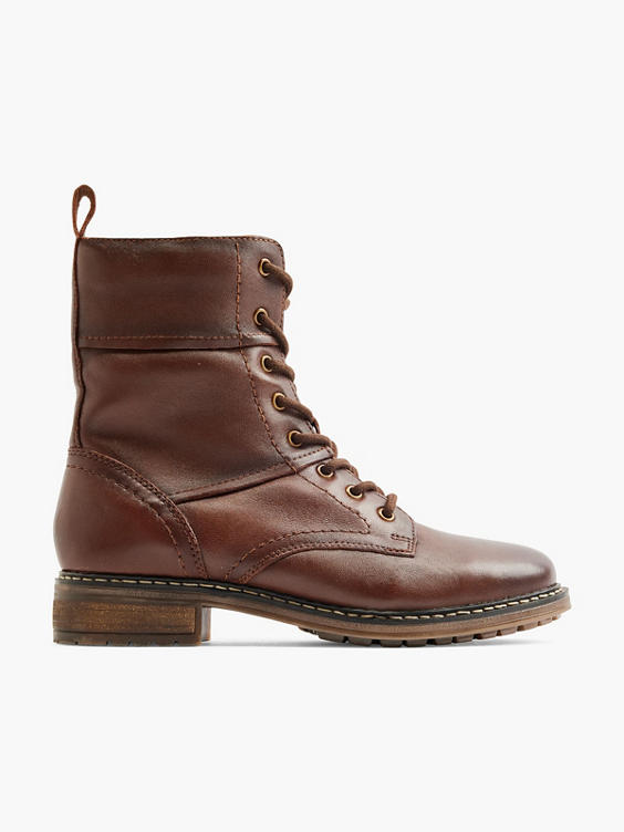 5th Avenue Leder Schnürstiefelette